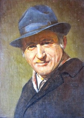Rustem Eminov. Babası – belli ressam Kâzim Eminov. Portret. (1994 s.)