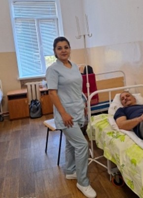 Тиббиет хадими Гульнара Керим (Аблаева)